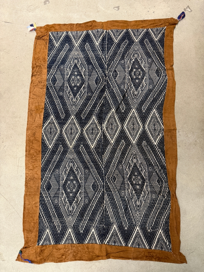 Vintage Handwoven Laotian Textile 36 X 58 [Photo 2]