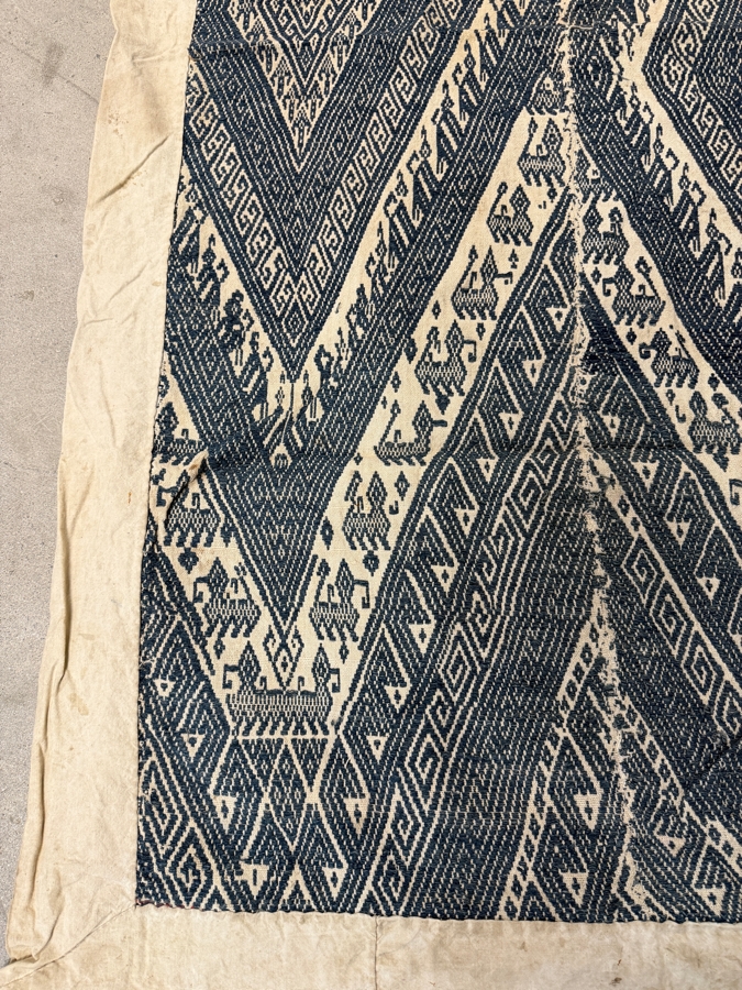 Vintage Handwoven Laotian Textile 36 X 67 [Photo 2]