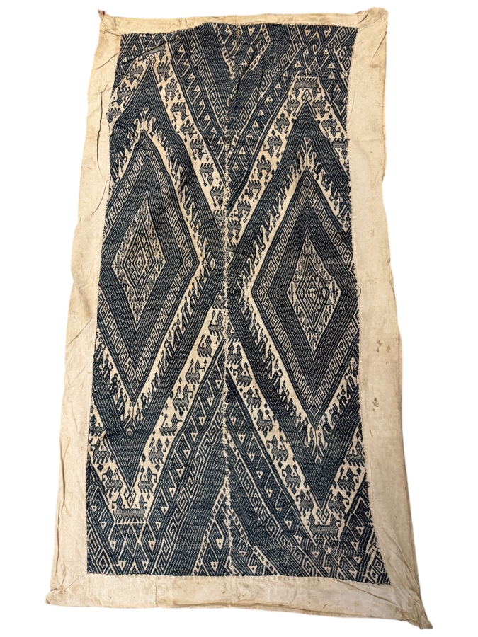 Vintage Handwoven Laotian Textile 36 X 67