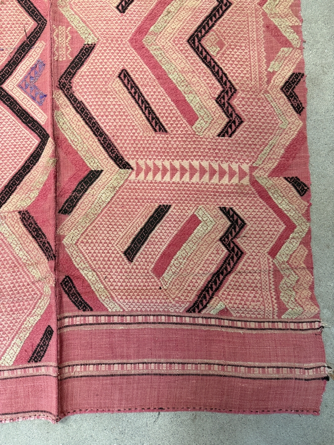 Vintage Handmade Laotian Pha Khit Textile 27 X 49 [Photo 3]