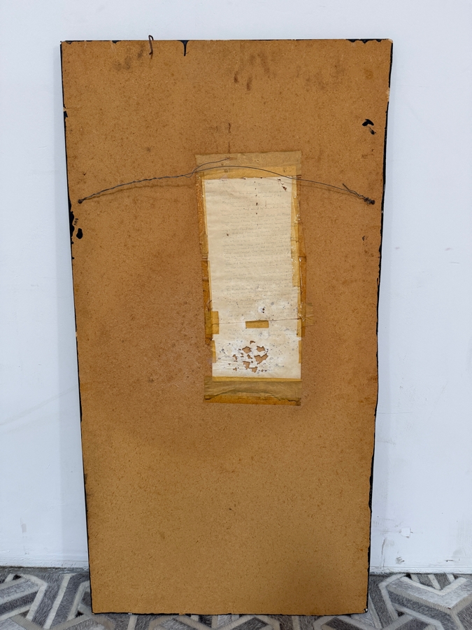 Large Vintage Australian Aboriginal Eucalyptus Bark Painting from Eastern Arnhem Land 26' X 50' with Provenance on Back [Photo 10]