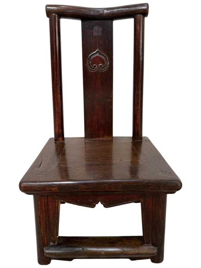 Antique Chinese Child's Side Chair 13W X 11D X 24H
