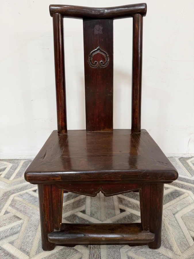 Antique Chinese Child's Side Chair 13W X 11D X 24H [Photo 2]