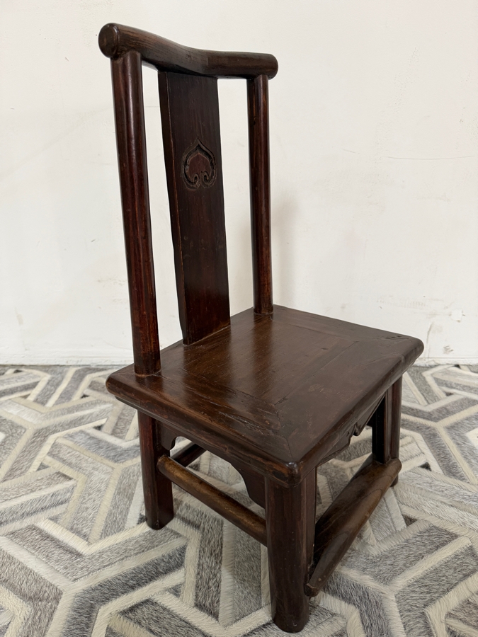 Antique Chinese Child's Side Chair 13W X 11D X 24H [Photo 5]