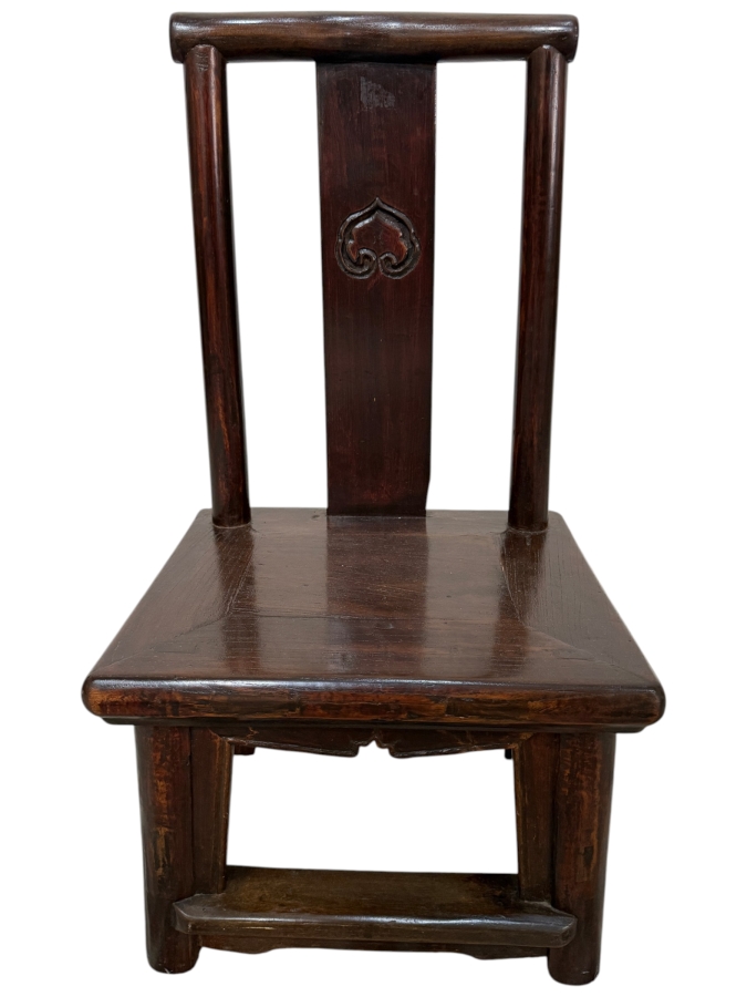 Antique Chinese Child's Side Chair 13W X 11D X 24H