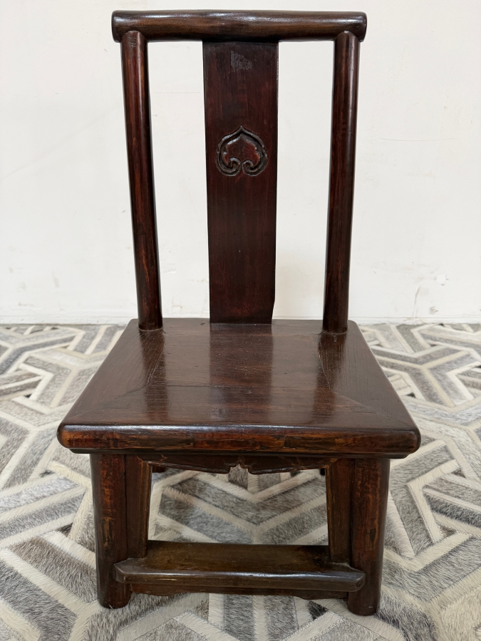 Antique Chinese Child's Side Chair 13W X 11D X 24H [Photo 2]