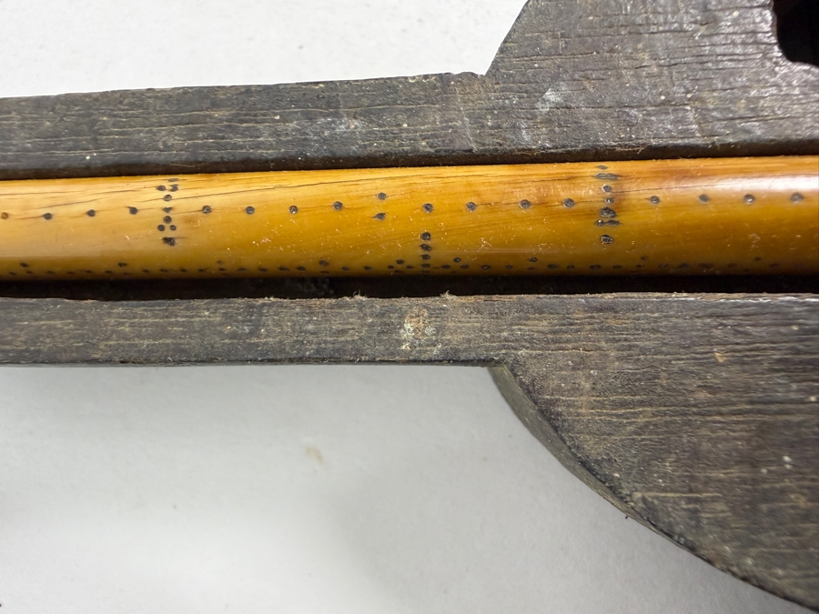 Antique Chinese Handheld Opium Scale Dotchin Scale with Case 14L [Photo 5]