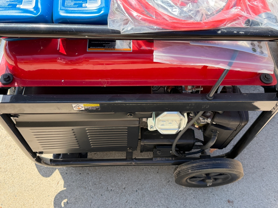 New Predator 4000 Max Watt Gasoline Powered Portable Utility Generator Featuring 3,200 Running Watts And Integrated Wheel Kit [Photo 6]