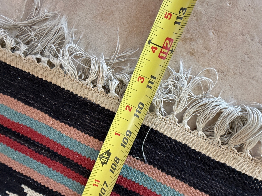 Large Vintage Turkish Kilim Area Rug 73' X 110' [Photo 11]
