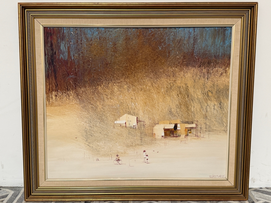 Richard Bogusz (B. 1947, Australian) Original Oil Painting on Board 36 X 30 Framed 43.5 X 37.5 [Photo 2]