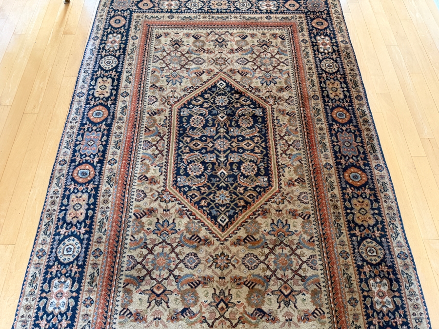 Pande Cameron of New York Genuine Nizam Hand Woven Wool Area Rug from India 47' X 75' [Photo 3]