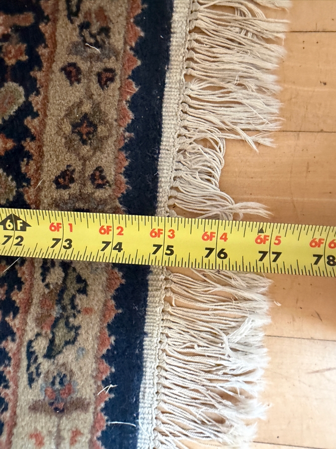 Pande Cameron of New York Genuine Nizam Hand Woven Wool Area Rug from India 47' X 75' [Photo 9]