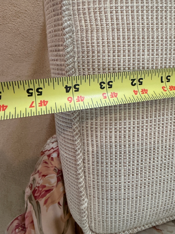 Contemporary Faux-Bamboo Gilt Metal Upholstered Bench 54'W X 15'D X 20'H [Photo 7]