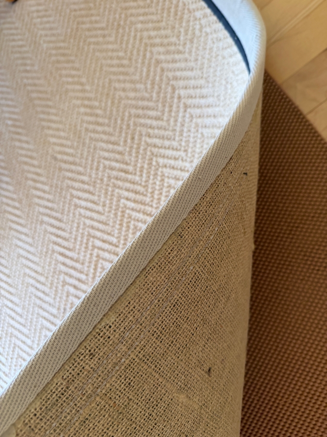 Contemporary Sisal Herringbone Woven Area Rug With Double Edge Binding 96' X 164' (Retailed $2,500) [Photo 5]