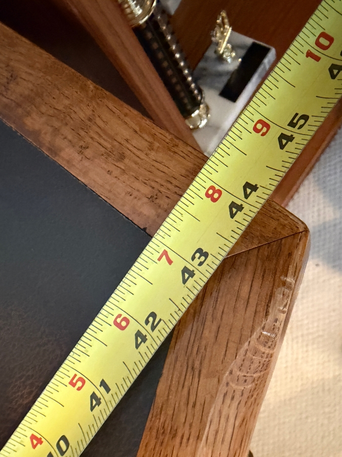 Young-Hinkle Oak Three-Piece Campaign Modular Desk and Credenza Office Suite - See Photos For Dimensions [Photo 10]