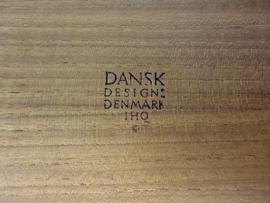 Vintage Mid-Century Modern Dansk Designs Denmark JHQ Staved Teak Ice Bucket 9'W X 5.5'H [Photo 6]