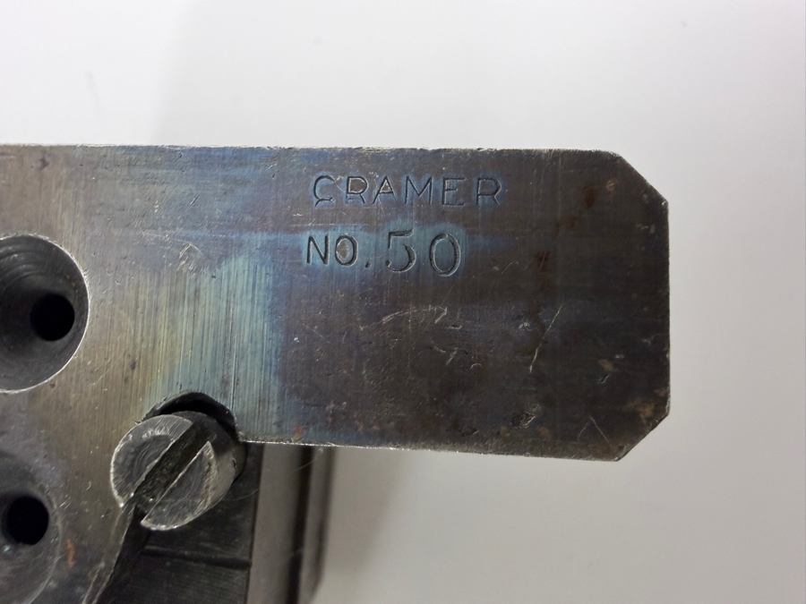 Vintage Cramer No 50 Bullet Mold Reloading Tool Block 12'L [Photo 2]