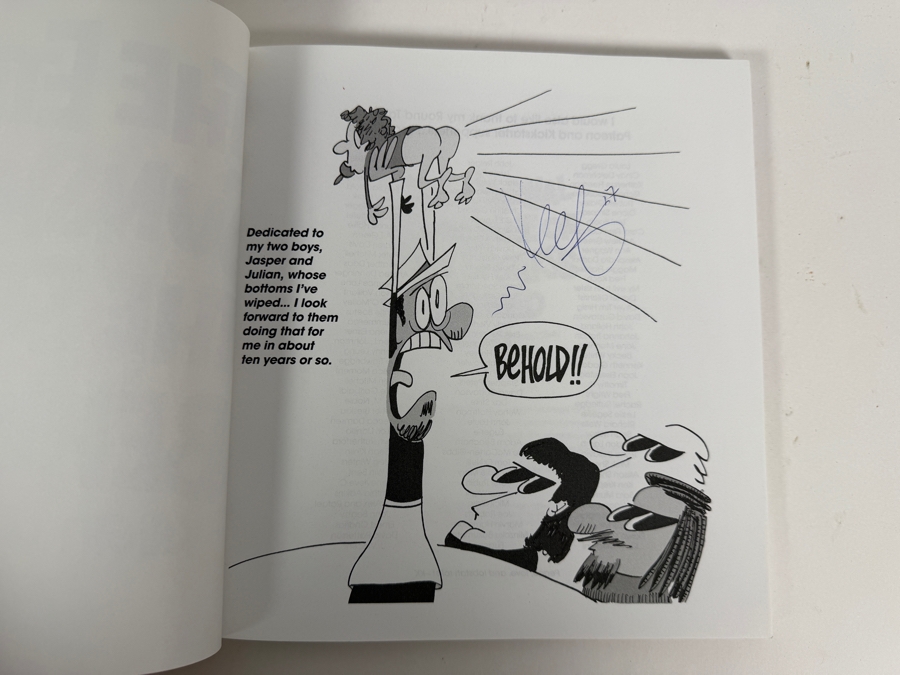 Signed The Eternal Sunshine Of The Spotless Behind A Knight Life Collection Signed Paperback By Keith Knight [Photo 3]