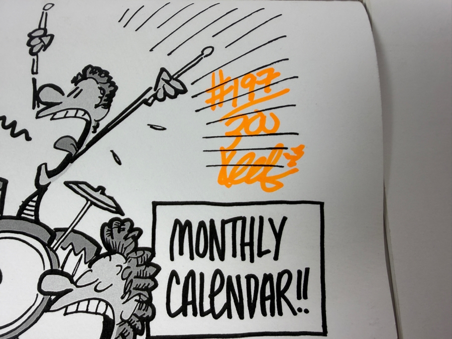 Lot Of Five Keith Knight Signed Limited-Edition Little Vics Mega-Mix Monthly Calendars [Photo 9]