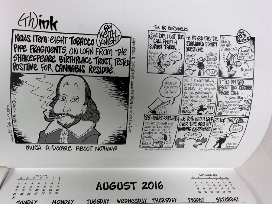 Lot Of Five Keith Knight Signed Limited-Edition Little Vics Mega-Mix Monthly Calendars [Photo 12]
