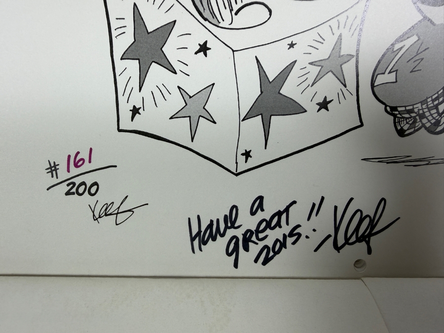 Lot Of Five Keith Knight Signed Limited-Edition Little Vics Mega-Mix Monthly Calendars [Photo 3]