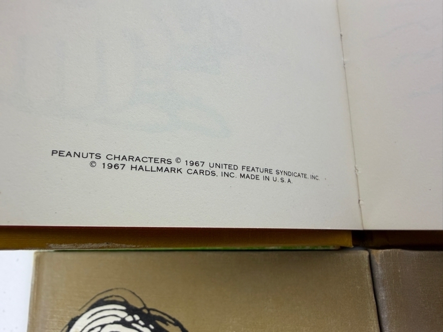 Lot Of Four Vintage 1960s Hallmark Peanuts Philosophers Mini Hardcover Books By Charles M Schulz [Photo 4]