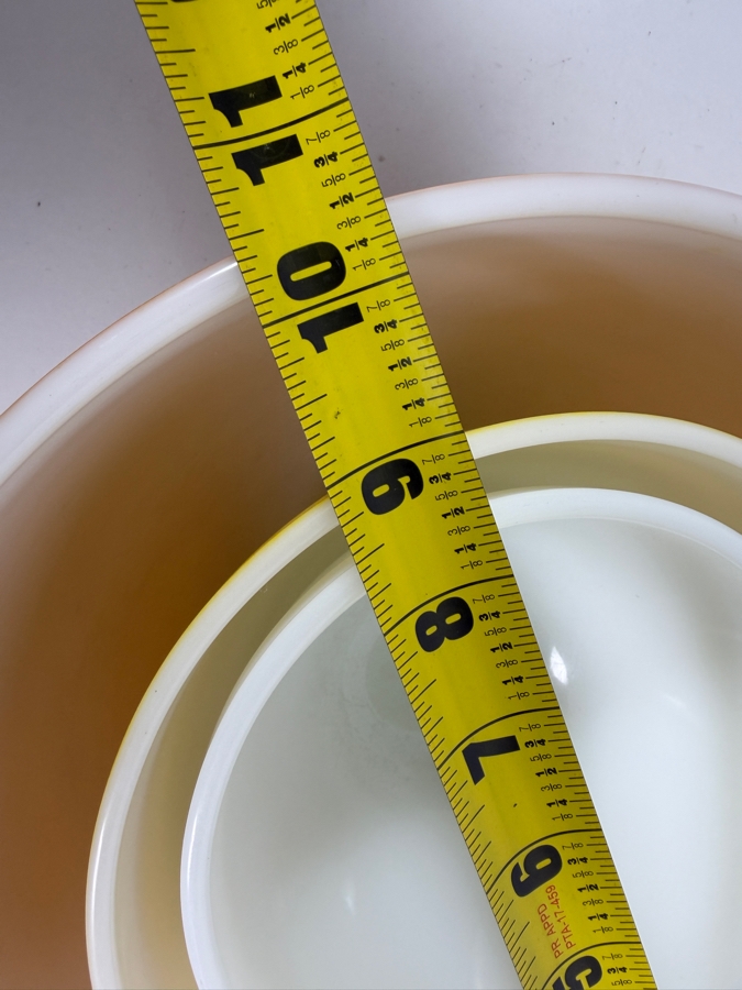 (3) Vintage Pyrex Mixing Bowls - Largest is 10.25'W [Photo 9]