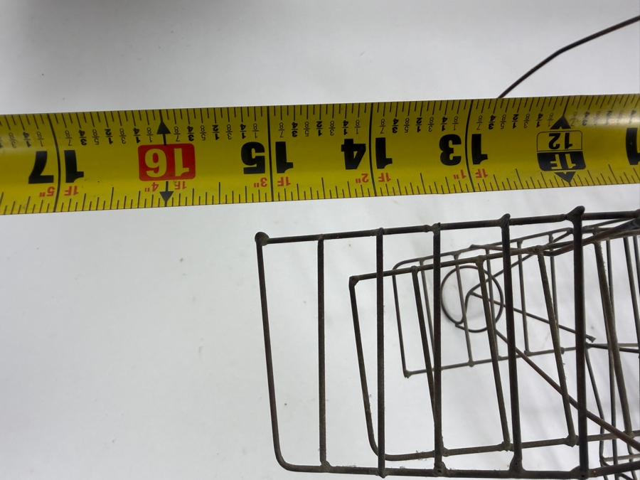 Vintage Mid-Century Modern Welded Iron Wire Biplane Model Art Sculpture 15'W X 14'D X 7'H [Photo 5]