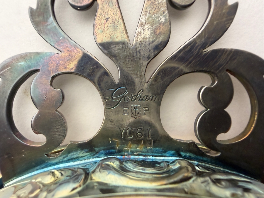 Pair of Vintage Gorham and Towle Silverplate Tastevins [Photo 5]