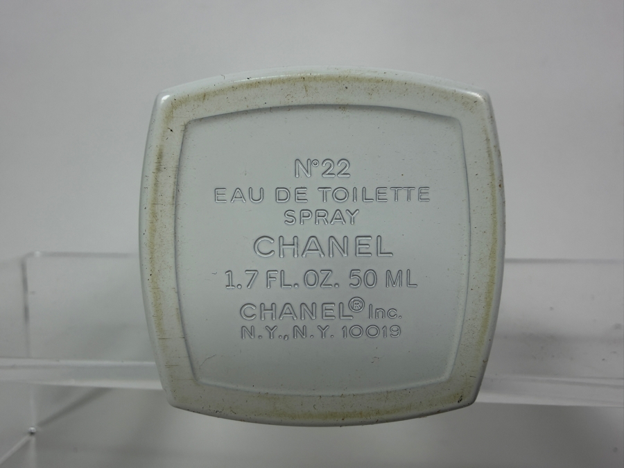 Vintage Chanel White And Gold Refillable Purse Spray 50ml Atomizer Case [Photo 3]