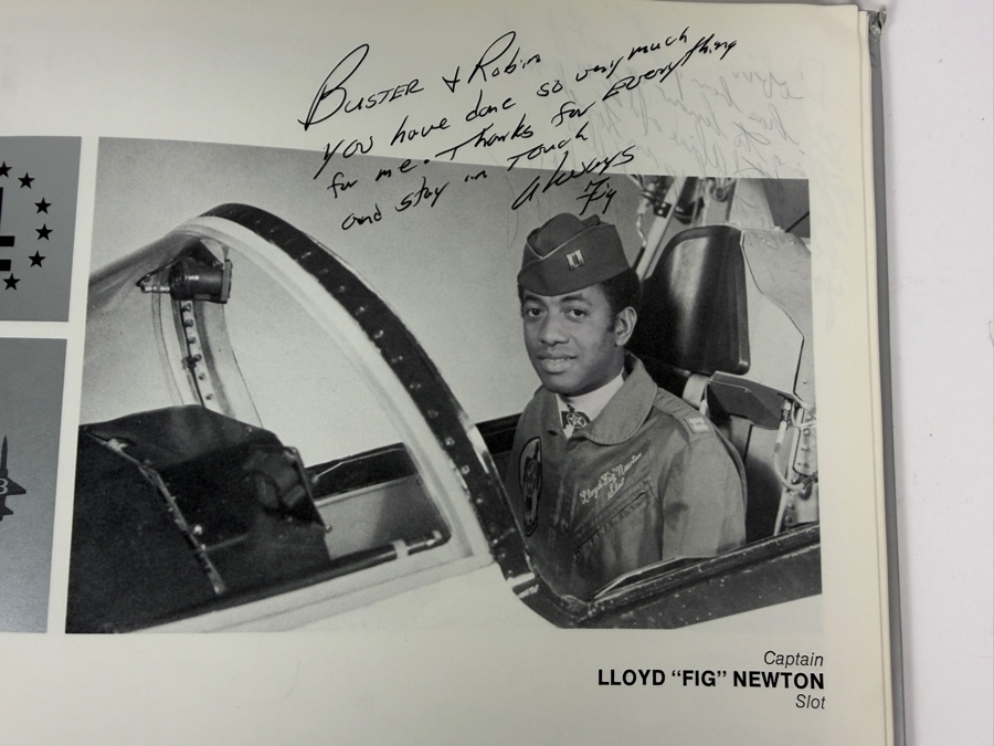 Autographed 1977 United States Air Force Thunderbirds 25th Year Commemorative Yearbook Signed By Commander Dan Cherry And All of the Thunderbird Pilots [Photo 9]