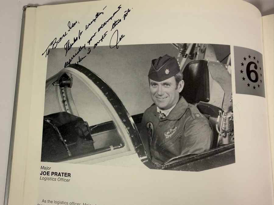Autographed 1977 United States Air Force Thunderbirds 25th Year Commemorative Yearbook Signed By Commander Dan Cherry And All of the Thunderbird Pilots [Photo 11]