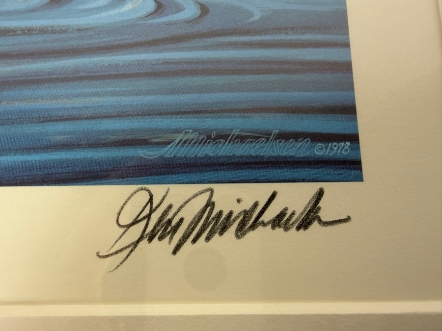 Framed 1979 1980 Federal Duck Stamp Limited Edition 620/7,000 Print Signed By Ken Michaelsen [Photo 4]