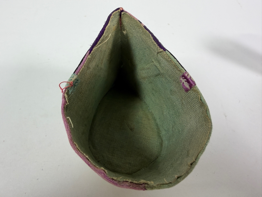 Just Added - Antique Chinese Qing Dynasty Lotus Shoes for Bound Feet 4.5'L [Photo 11]