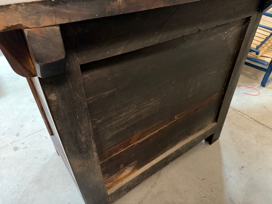 Just Added - Antique 19th Century Korean Elmwood Panel Rice Grain Storage Chest, Dwiju Originally In Bonhams Auction But Pulled By Our Client (O'Brien Collection of Asian Art) - Click To See Bonham Listing in Details Page - 44 X 28 X 40 Estimate $3k-$5k [Photo 8]