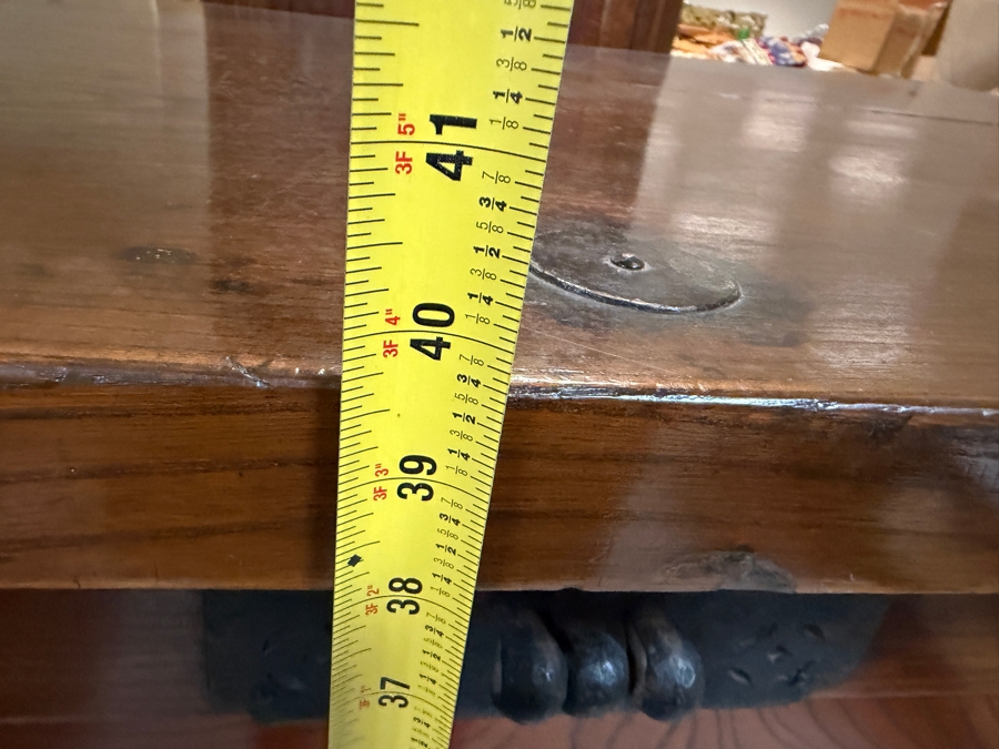 Just Added - Antique 19th Century Korean Elmwood Panel Rice Grain Storage Chest, Dwiju Originally In Bonhams Auction But Pulled By Our Client (O'Brien Collection of Asian Art) - Click To See Bonham Listing in Details Page - 44 X 28 X 40 Estimate $3k-$5k [Photo 15]