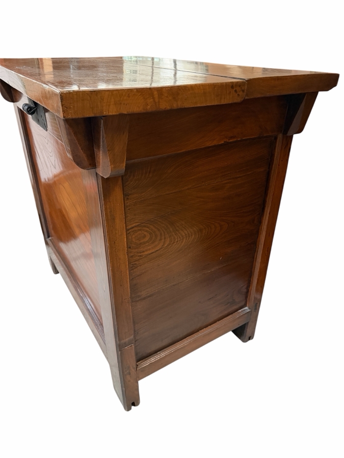 Just Added - Antique 19th Century Korean Elmwood Panel Rice Grain Storage Chest, Dwiju Originally In Bonhams Auction But Pulled By Our Client (O'Brien Collection of Asian Art) - Click To See Bonham Listing in Details Page - 44 X 28 X 40 Estimate $3k-$5k [Photo 3]