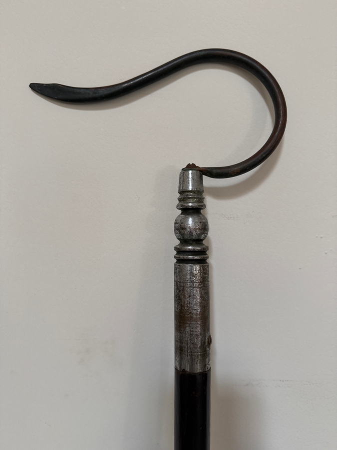 Just Added - Vintage Traditional Chinese Bird Cage Lifting Pole (Niaolong Gan) 71'L [Photo 2]