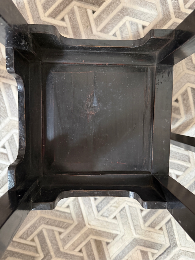 Just Added - Pair of Antique Chinese Stands Pedestal Tables 11.75W X 11.75D X 32H [Photo 12]