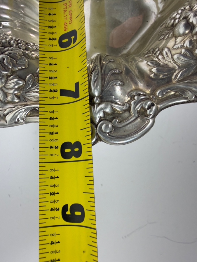 Reed And Barton Francis I Pattern Solid Sterling Silver Footed Compote Bowl 8' X 5' 427g (Silver Melt Value $825) [Photo 13]