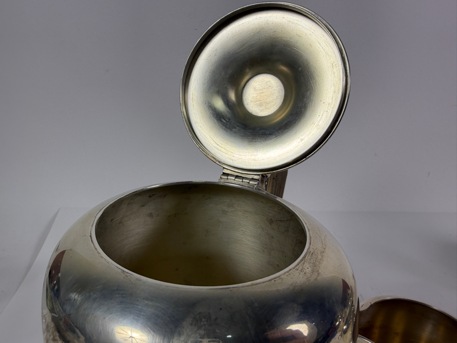 Vintage Sterling Silver Reed & Barton 5-Piece Tea and Coffee Service Set 2,366g (Silver Melt Value $4,574) [Photo 7]