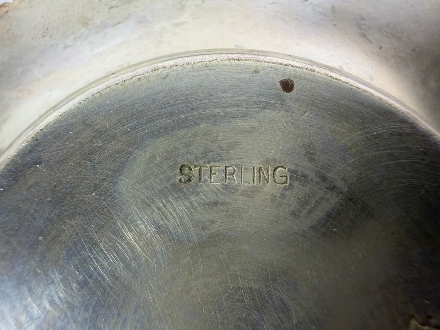 (6) Antique Sterling Silver Art Nouveau William B. Kerr & Co. of Newark, New Jersey Dishes 3 3/8'W 178.1g (Silver Melt Value $344) [Photo 8]