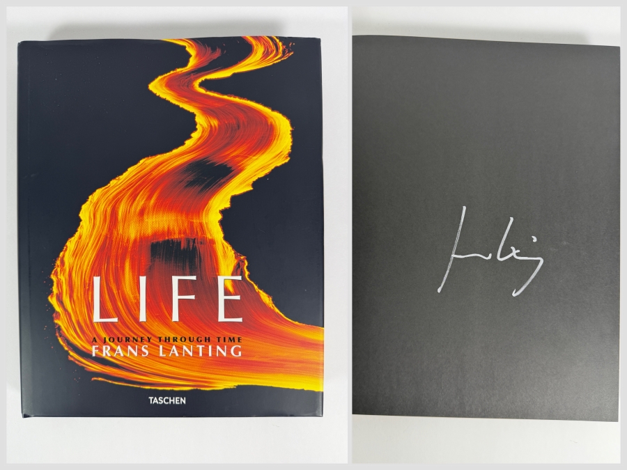 Life A Journey Through Time Signed Hardcover Book By Frans Lanting Taschen Edition