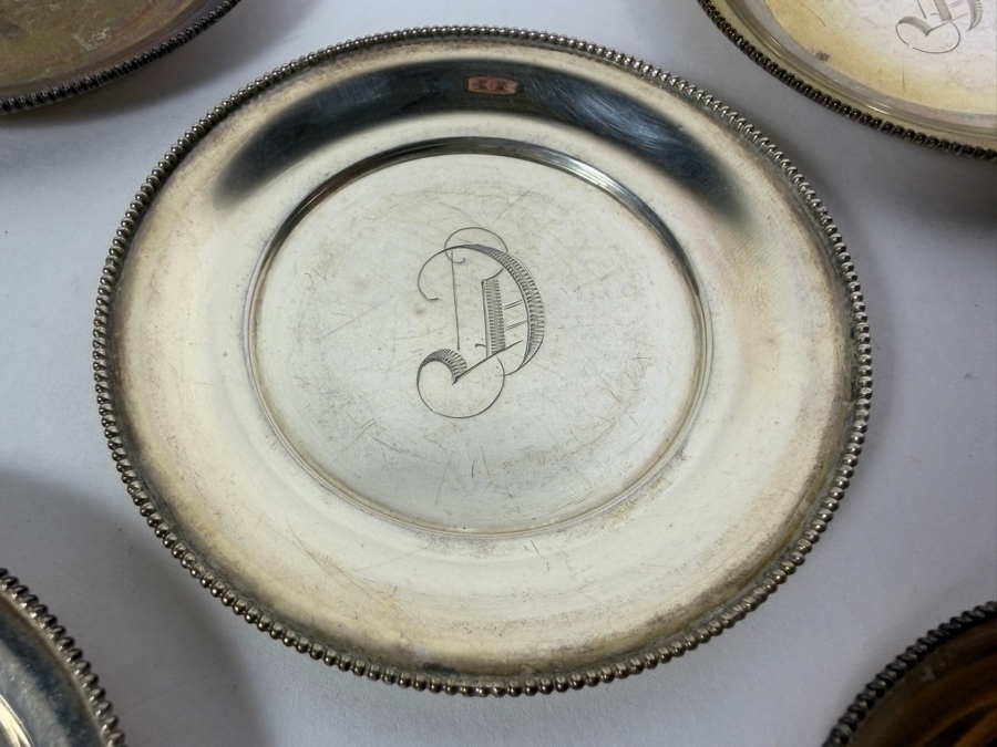 (5) 3' Round Sterling Silver Dishes 93.9g (Silver Melt Value $182) [Photo 3]