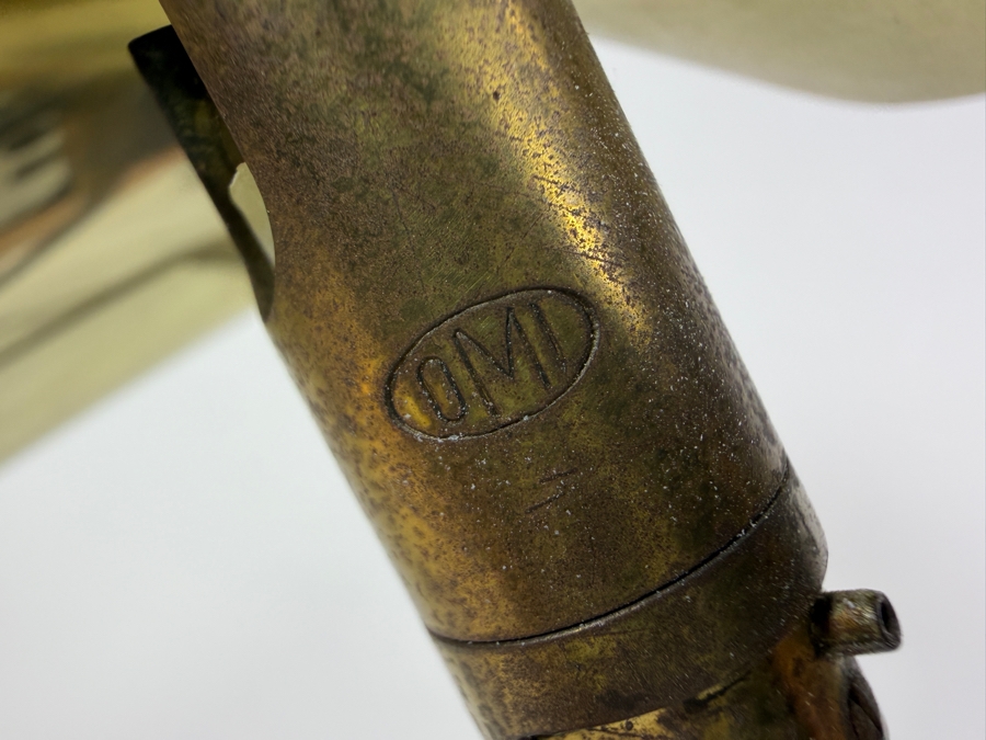 Vintage Koch And Lowy OMI Mid Century Modern Dual Cylinder Adjustable Brass Desk Lamp 18'H [Photo 8]