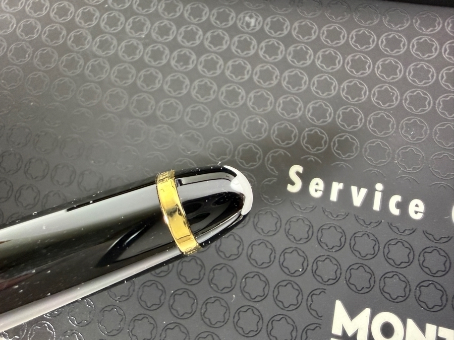 Montblanc Meisterstuck Classique Black Resin Gold Trim Ballpoint Pen With Box [Photo 3]