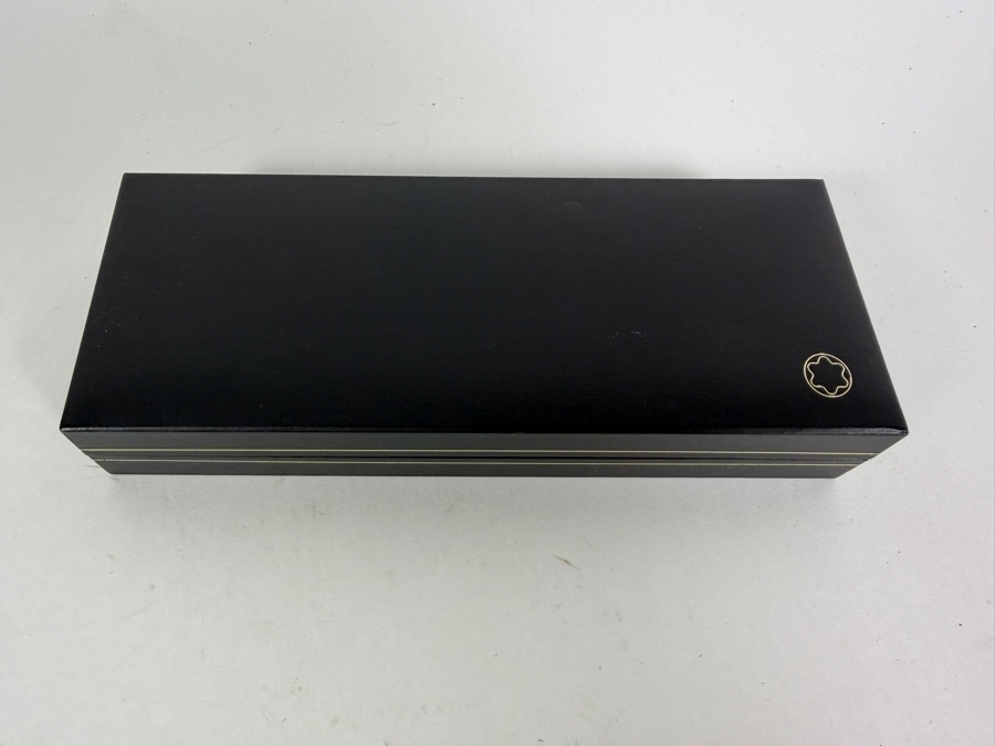 Montblanc Meisterstuck Classique Black Resin Gold Trim Ballpoint Pen With Box [Photo 9]