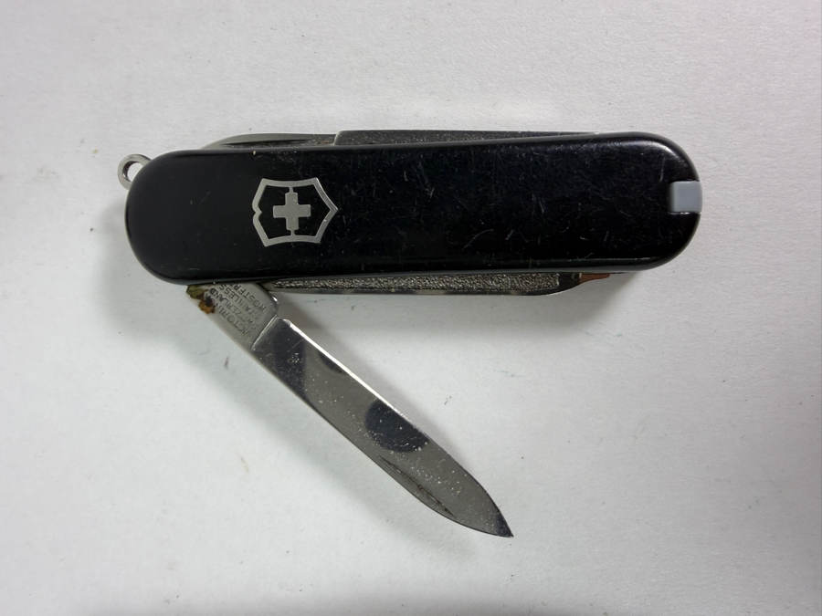 Mixed Lot Of Six Vintage Pocket Knives Including Victorinox Hoffritz Swiss Army And Boker Tree Brand Folding Knives [Photo 7]