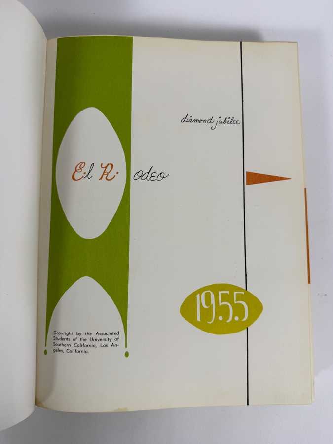 1956 El Rodeo Of Southern California University Of Southern California (USC) Yearbook [Photo 4]