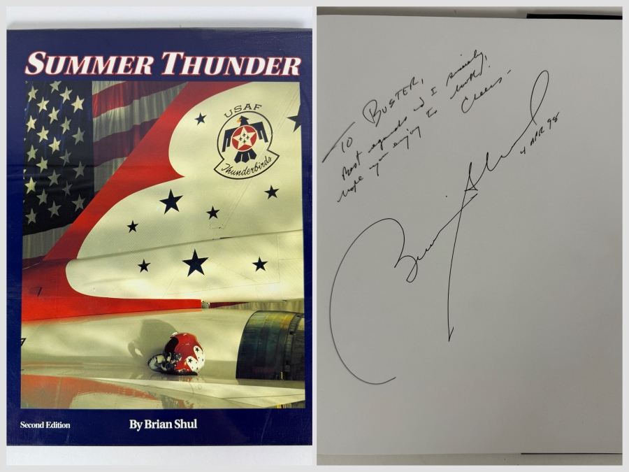 Summer Thunder Second Edition By Brian Shul Hardcover Book With Author Inscription And Signature